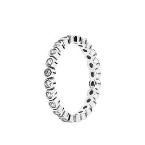 PANDORA Silver Alluring Petite Brilliant Ring. Size 7.